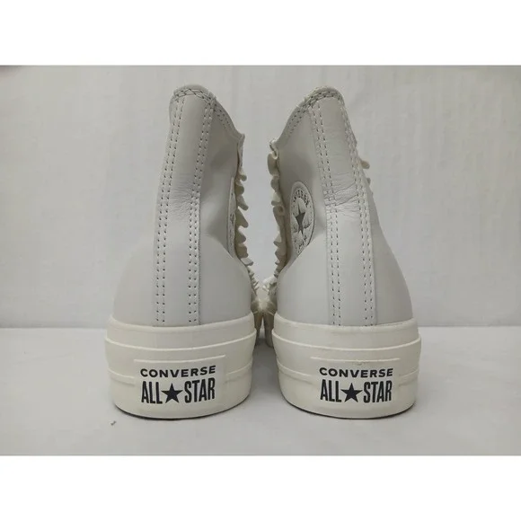 Converse Women's Chuck Taylor All Stars Lift HI Sneakers A13388C Vint White Sz 9 - Picture 6 of 10